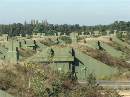 Kevelaer : Traberpark Den Heyberg, Blick über das ehemalige Munitionsdepot